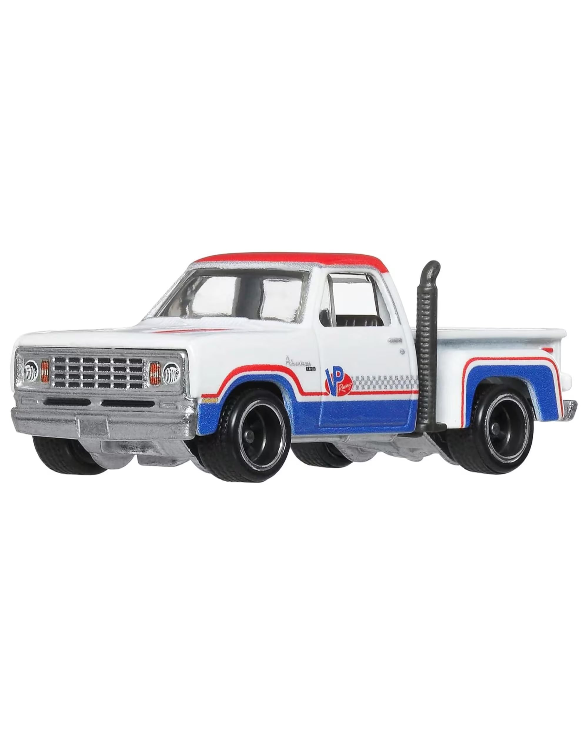 Cocoland Toyz 1972 Chevy LUV Pickup premium die-cast truck in white, blue and red racing livery