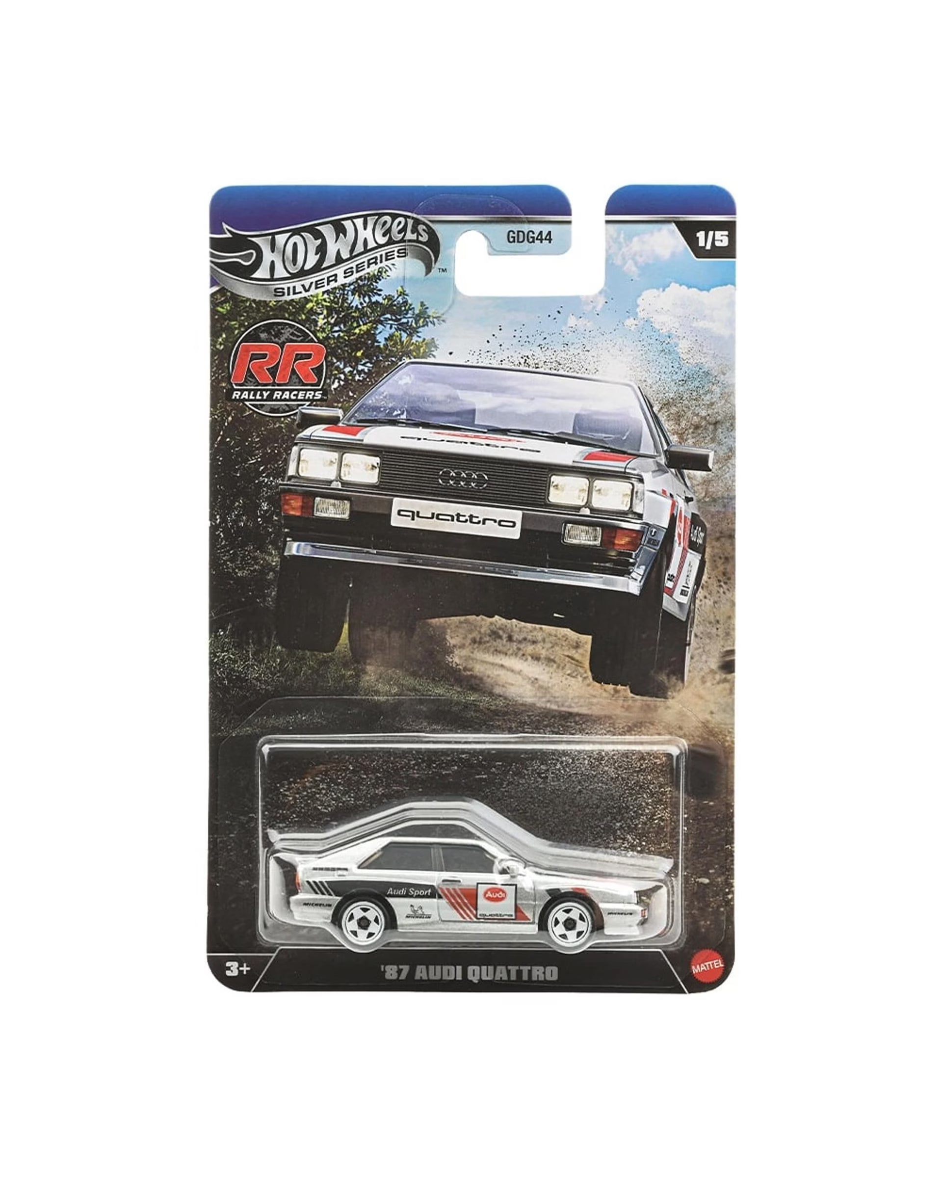 Hot Wheels Silver Series Rally Racers 1987 Audi Quattro