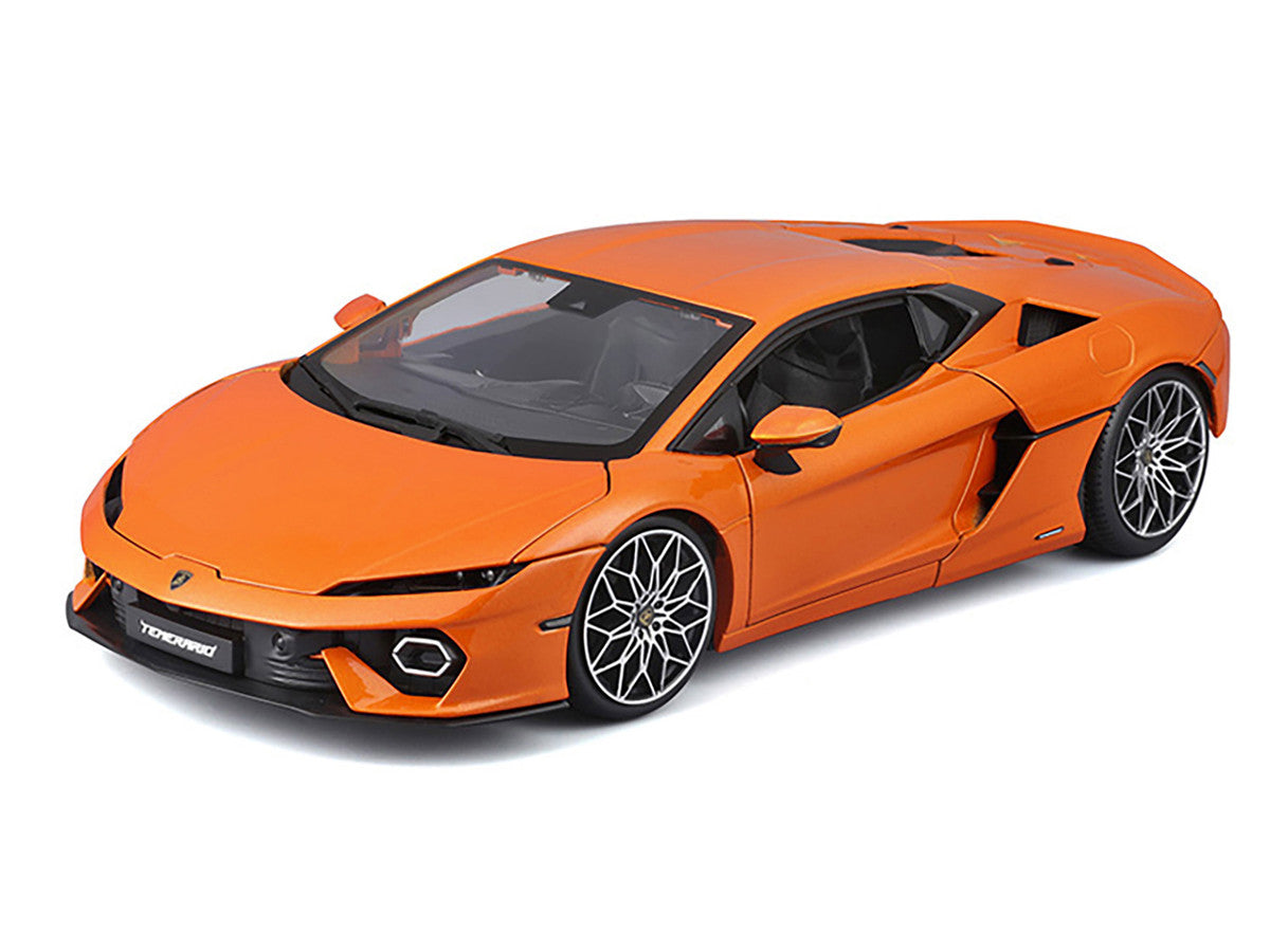 Bburago Lamborghini Temerario Orange Metallic 1/18 Diecast Model Car