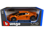 Bburago Lamborghini Temerario Orange Metallic 1/18 Diecast Model Car