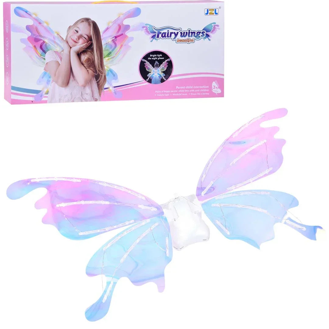 Enchanting LED Glowing Fairytale Wings – Perfect for Butterfly, Elf, and Fairy Costumes for Girls