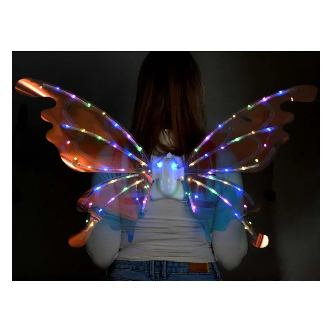 Enchanting LED Glowing Fairytale Wings – Perfect for Butterfly, Elf, and Fairy Costumes for Girls