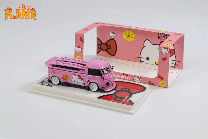 Flame 1:64 Hello Kitty Volkswagen T1 Kombi