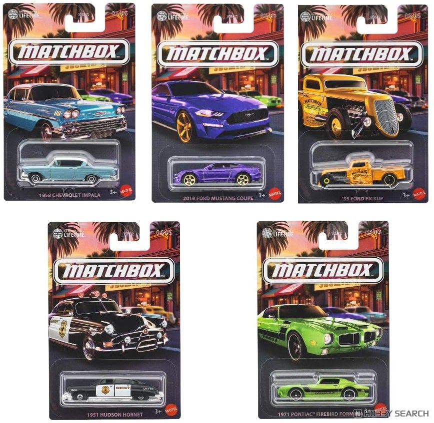 Matchbox Theme Assort - Local Cruisers ( Set Of 5 )