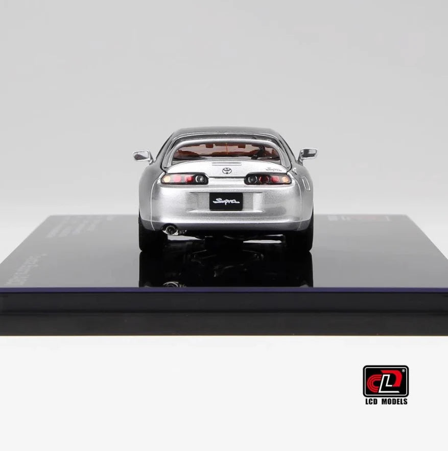 1:43 LCD Models Toyota Supra A80 (Silver) Full Open Diecast Car Model