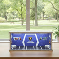 Premium Luxury Car Diorama (Blue Lamborghini)