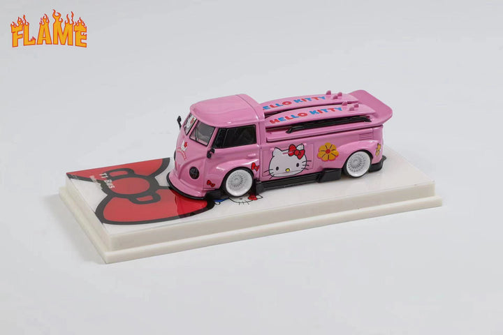 Flame 1:64 Hello Kitty Volkswagen T1 Kombi