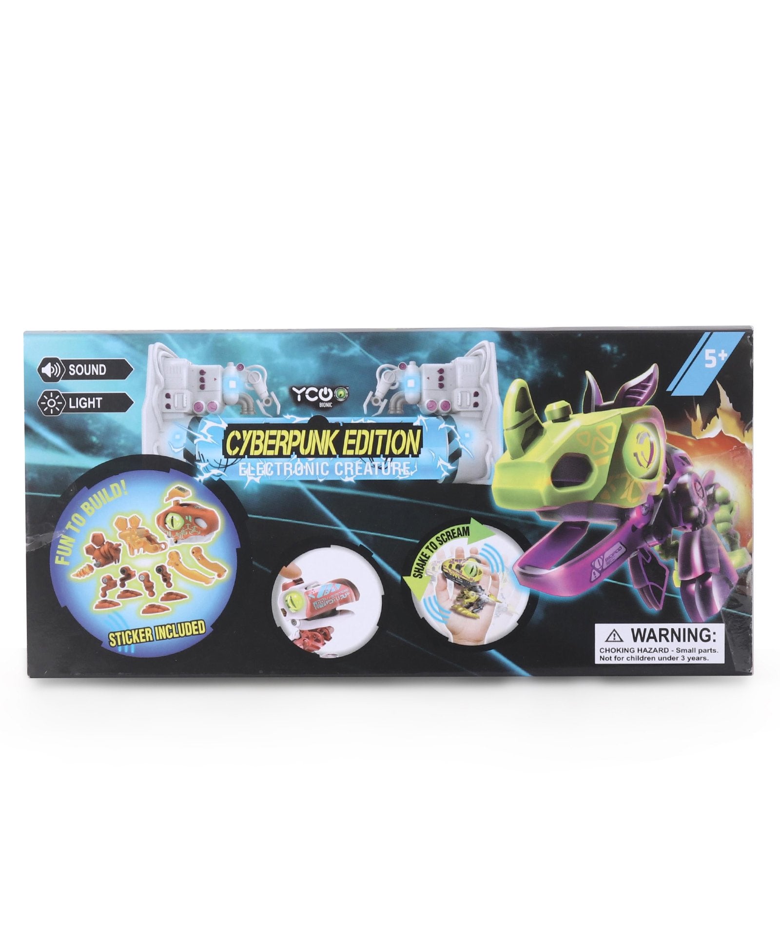 Cyberpunk Edition Electronic Creature - Multi Colour Toy (TOUCAN)