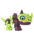 SilverLit Cyberpunk Electronic Creatures Rhino With Light Sound And Movement – Green Purple