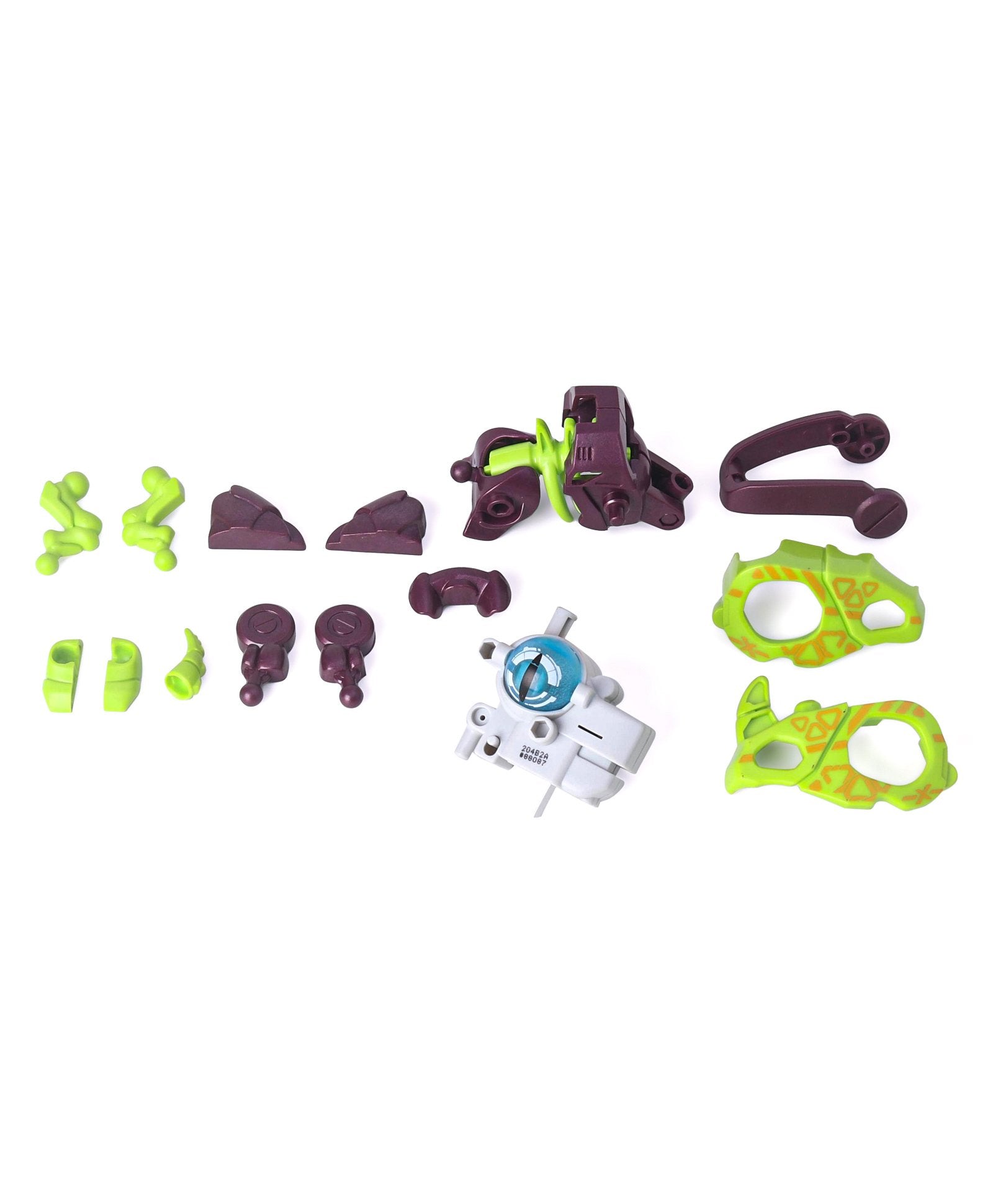 SilverLit Cyberpunk Electronic Creatures Rhino With Light Sound And Movement – Green Purple