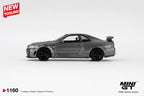 MINI GT Nissan Skyline GT-R Dark Metal Gray (NISMO BNR34 CRS Version)