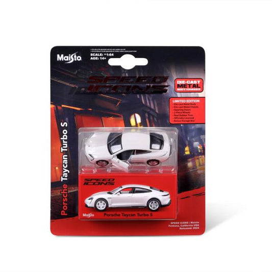 Maisto Speed Icons Porsche Taycan Turbo S 1:64 Scale Limited Edtion