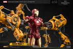 ZD Toys Iron Man 2 (II) - Iron Man Mark 4 (IV) with Suit-Up Gantry Action Collectable Figure