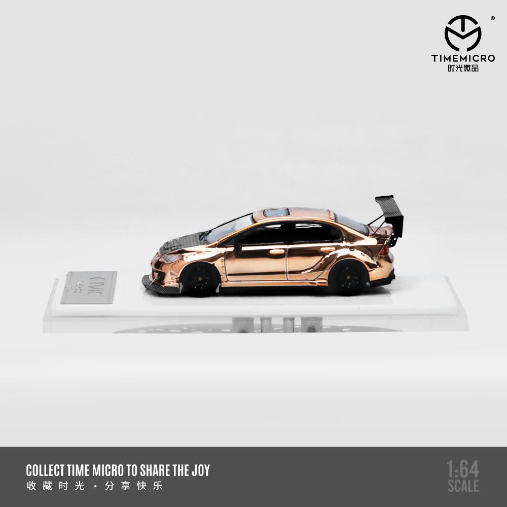 TimeMicro 1:64 Honda Civic Rose Gold
