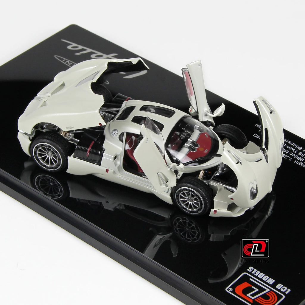 1/43 LCD Pagani Utopia (White) Full Open Diecast Car Model