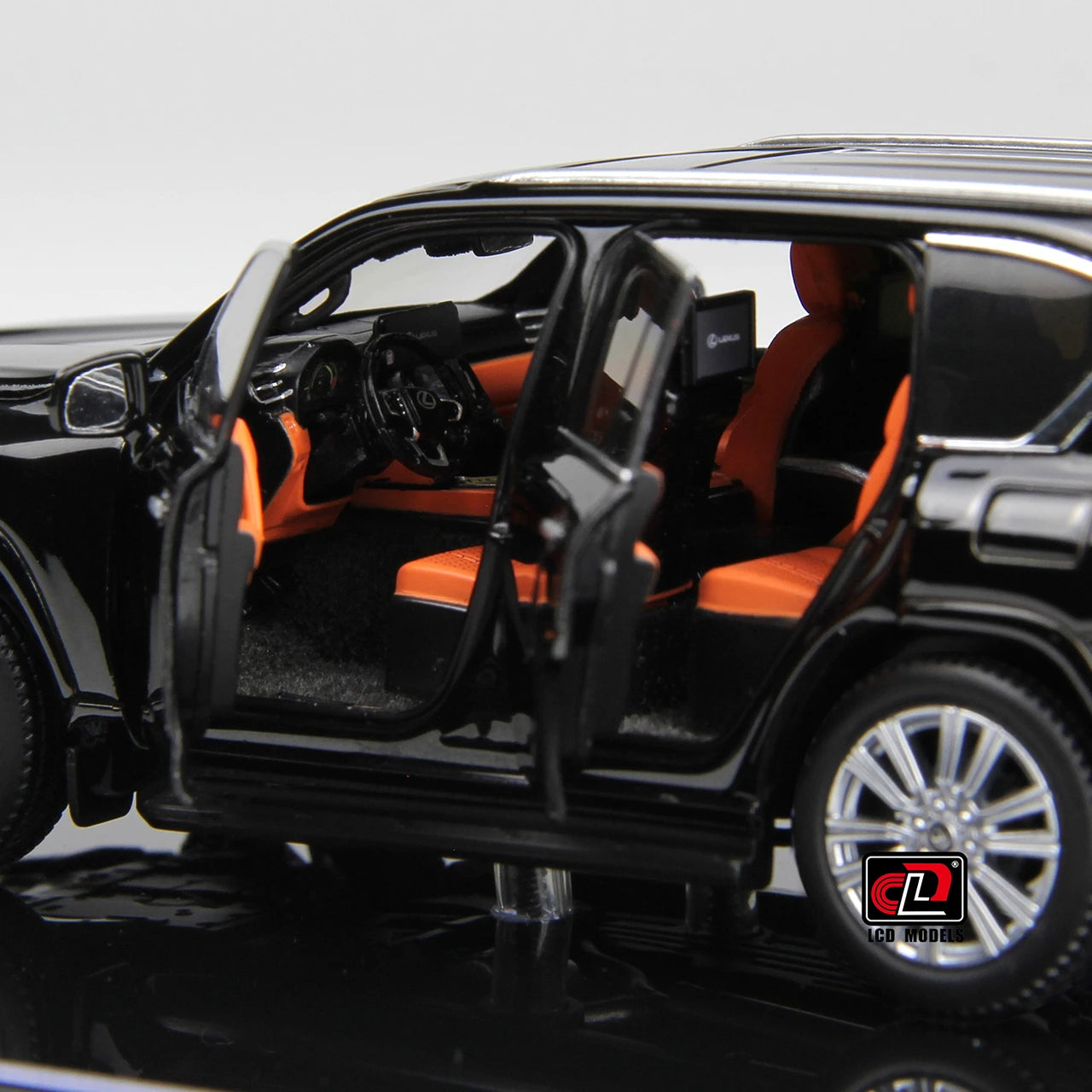 1/43 LCD Models Lexus LX600 (Black) Full Open Diecast Car Model
