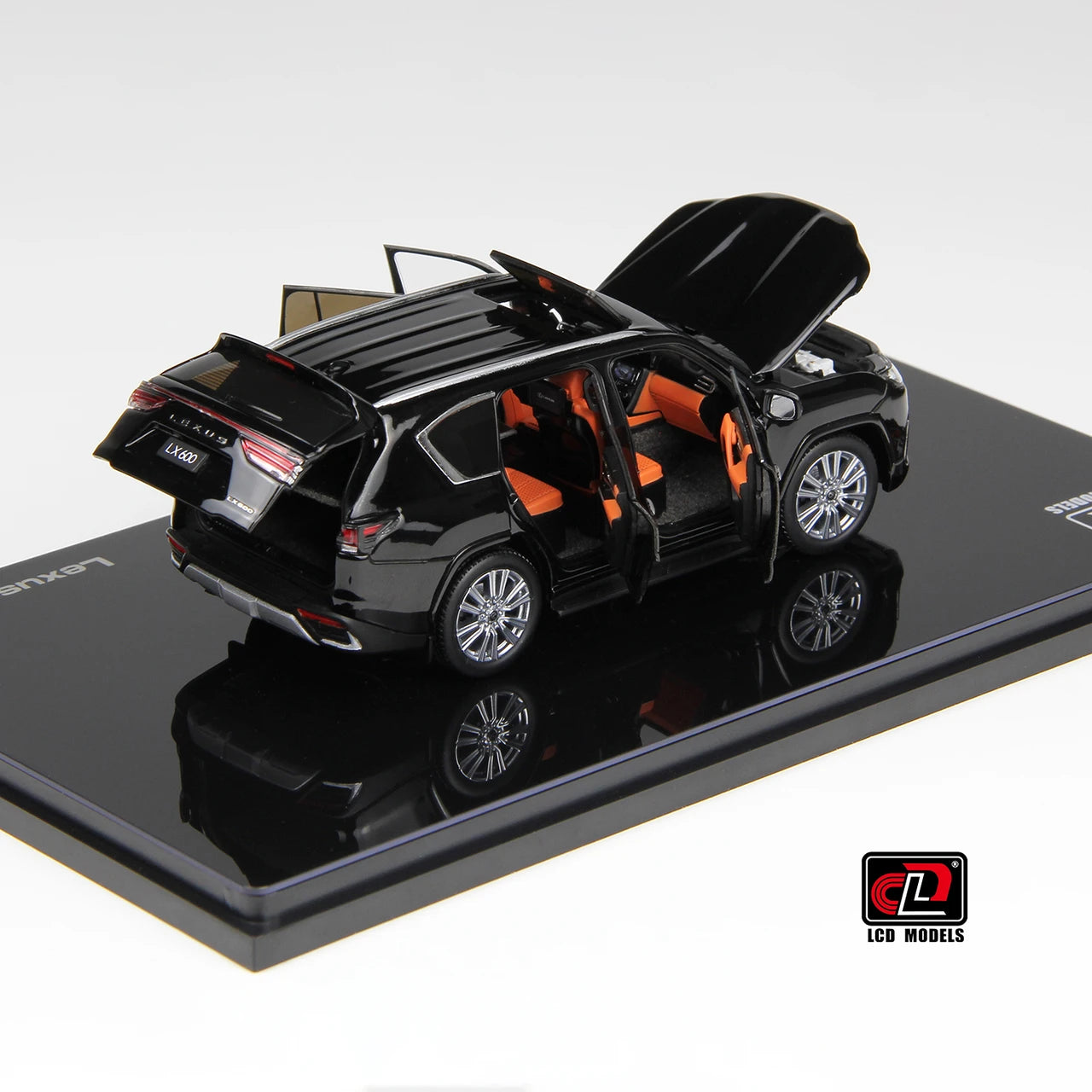 1/43 LCD Models Lexus LX600 (Black) Full Open Diecast Car Model