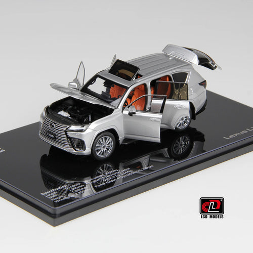 1:43 LCD Models Lexus LX600 (Silver) Full Open Diecast Car Model