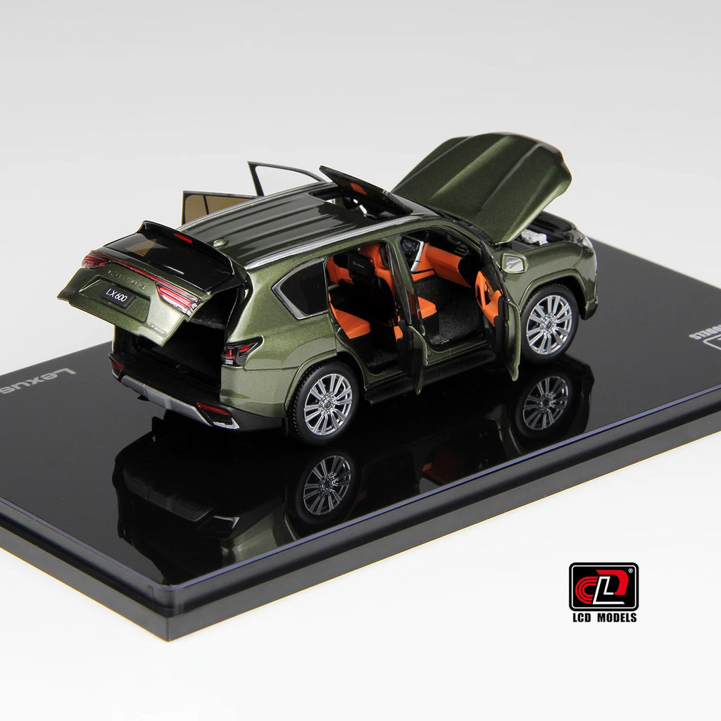 1/43 LCD Models Lexus LX600 (Green) Full Open Diecast Car Model