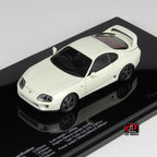 1:43 LCD Models Toyota Supra A80 (White) Full Open Diecast Car Model