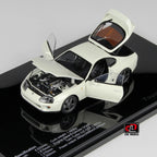 1:43 LCD Models Toyota Supra A80 (White) Full Open Diecast Car Model