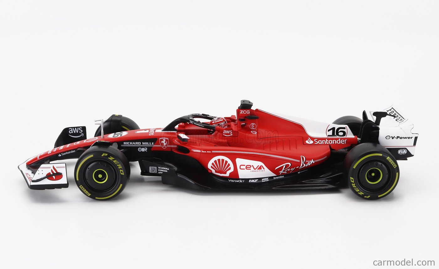 BURAGO - FERRARI - F1 SF-23 TEAM SCUDERIA FERRARI N 16 2nd LAS VEGAS USA GP 2023 CHARLES LECLERC