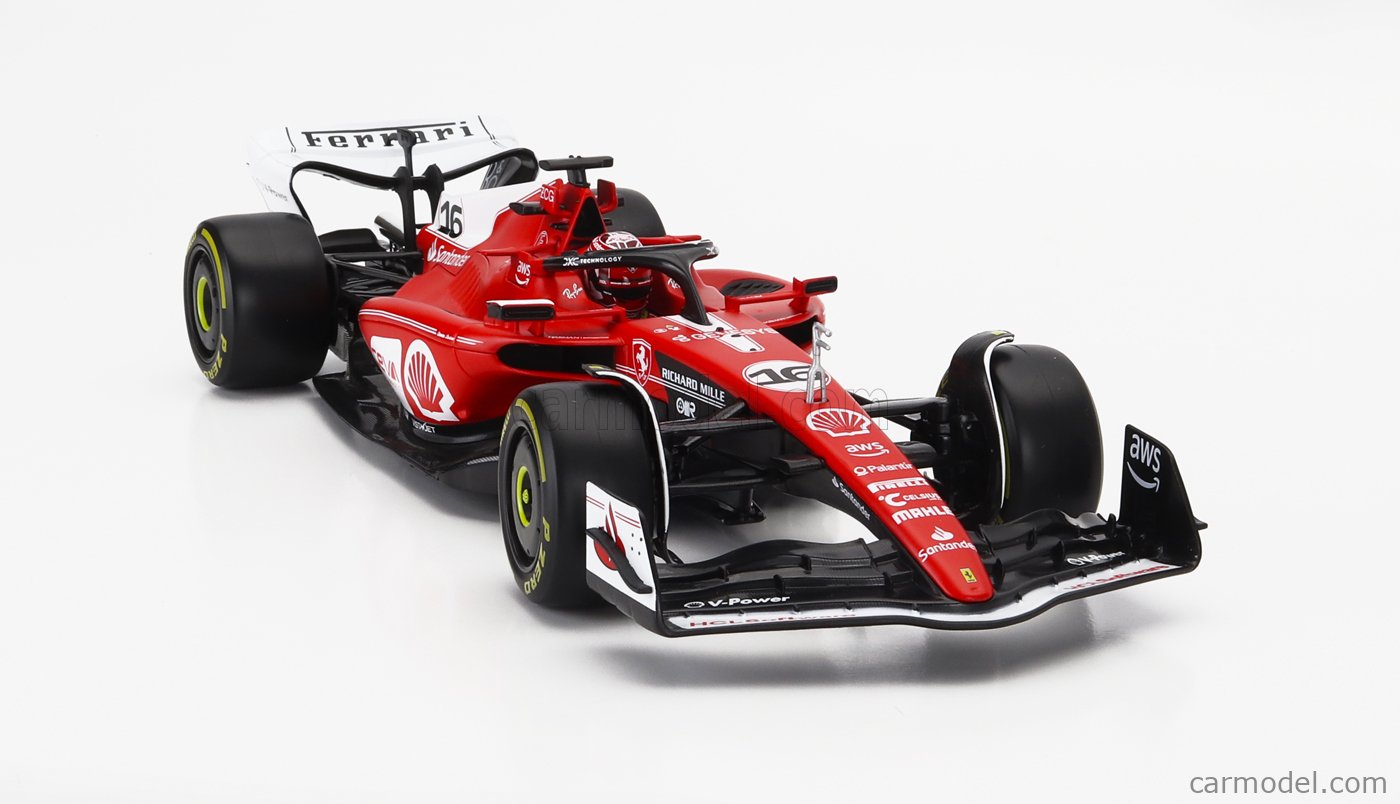 BURAGO - FERRARI - F1 SF-23 TEAM SCUDERIA FERRARI N 16 2nd LAS VEGAS USA GP 2023 CHARLES LECLERC
