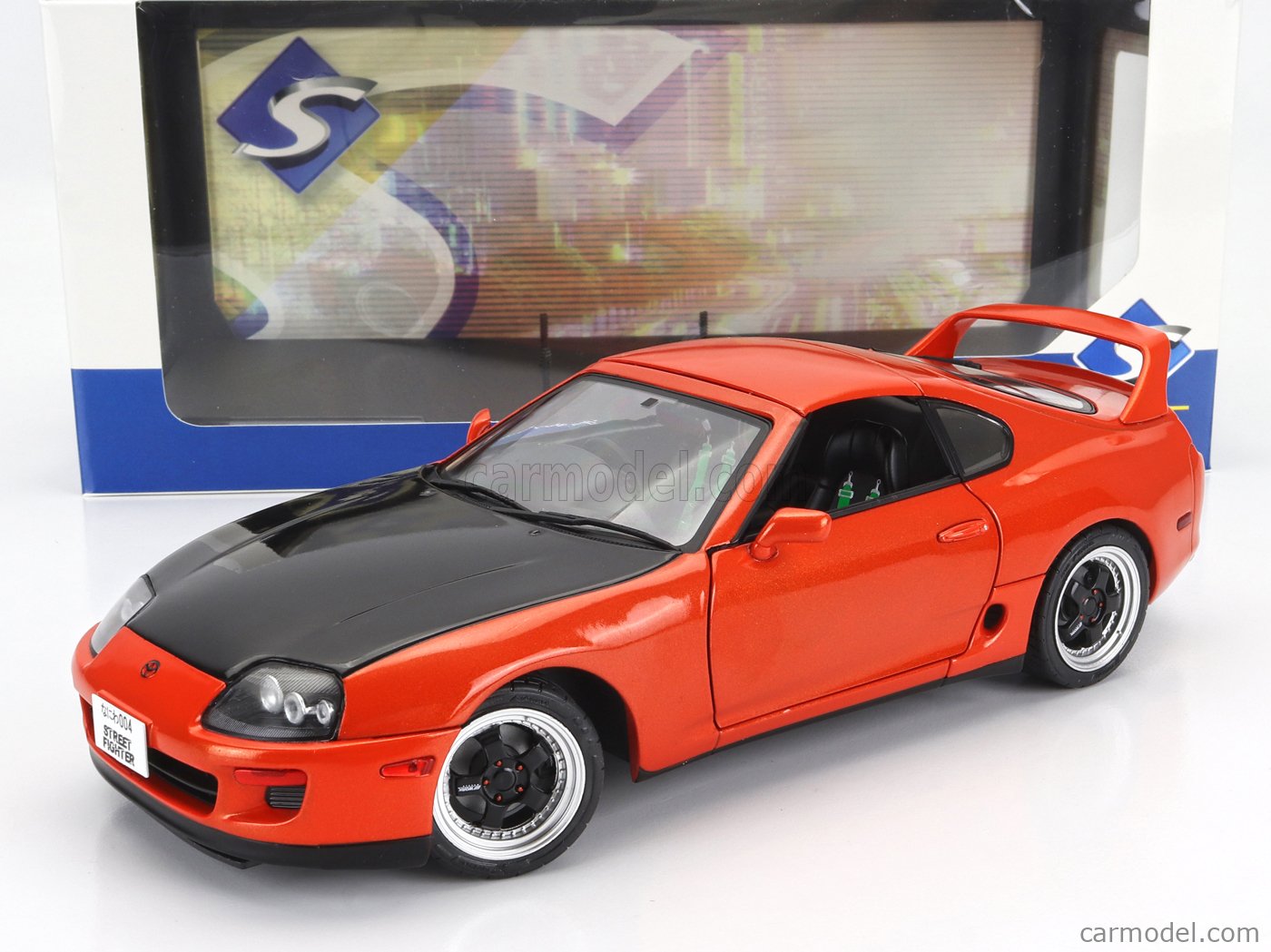 Solido Toyota Supra MK4 (A80) Astral Black 1993 1:18 Scale