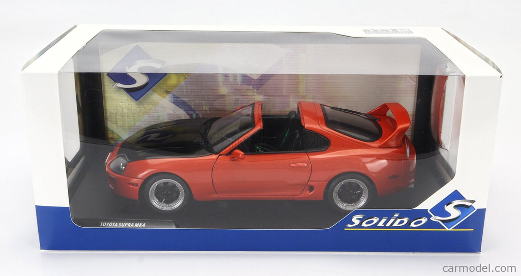 Solido Toyota Supra MK4 (A80) Astral Black 1993 1:18 Scale
