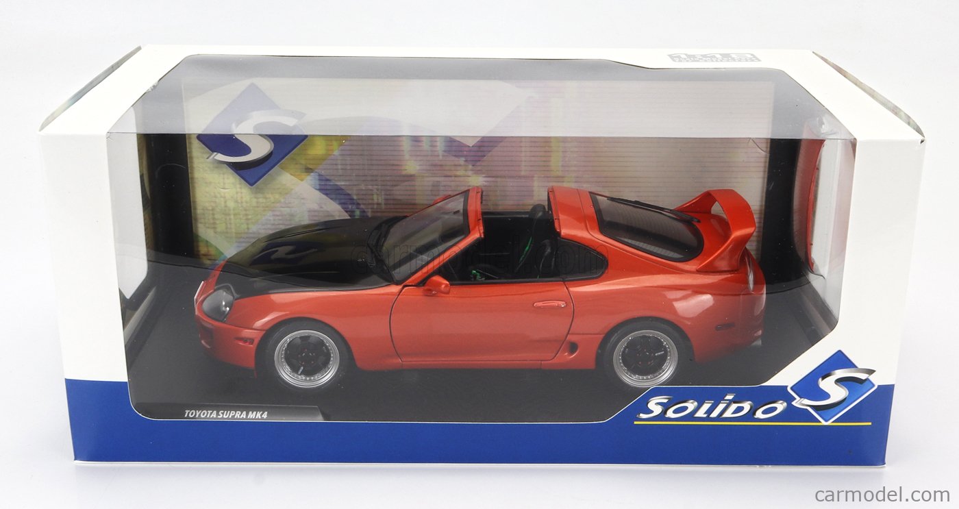 Solido Toyota Supra MK4 (A80) Astral Black 1993 1:18 Scale