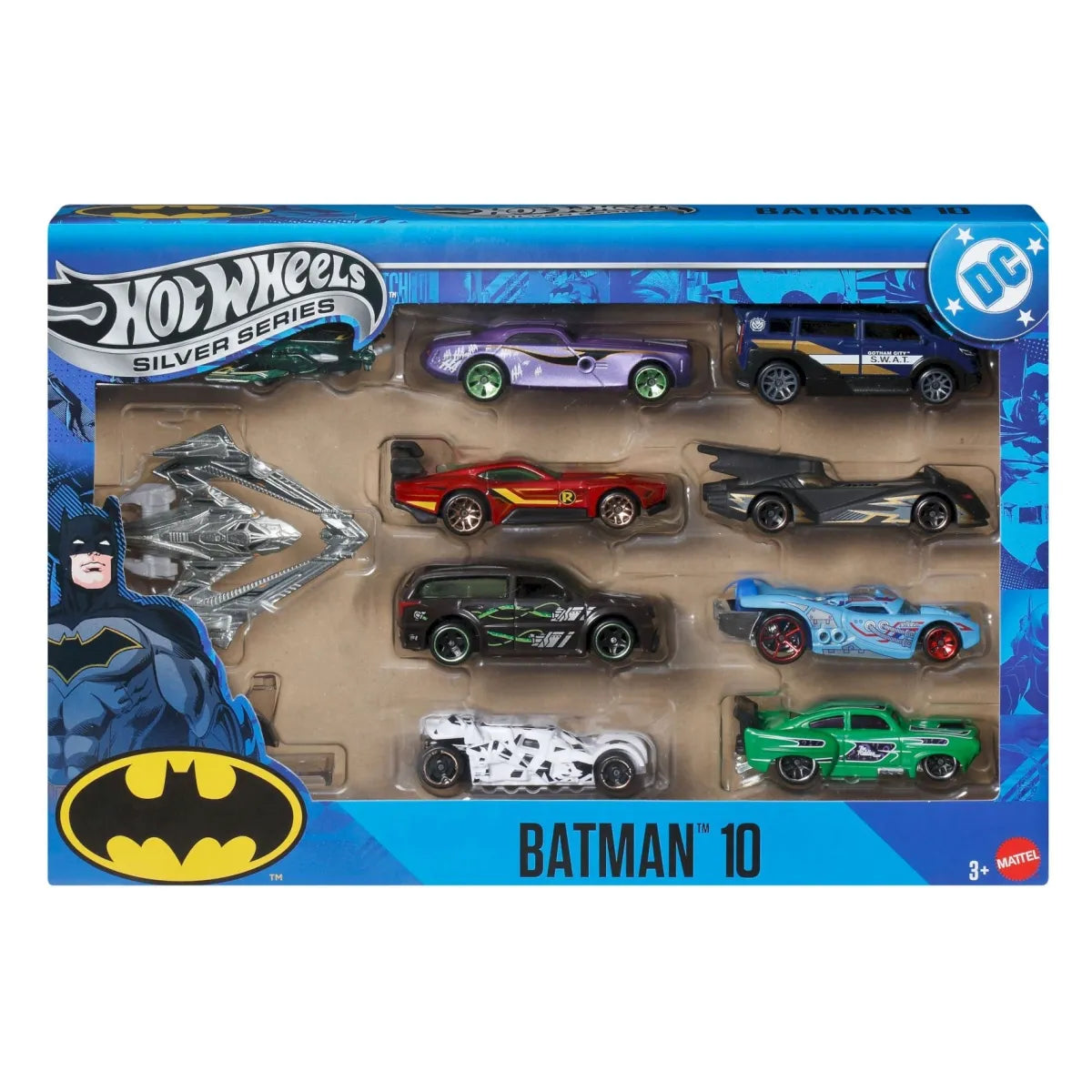 Hot Wheels Silver Series Batman 10-Pack