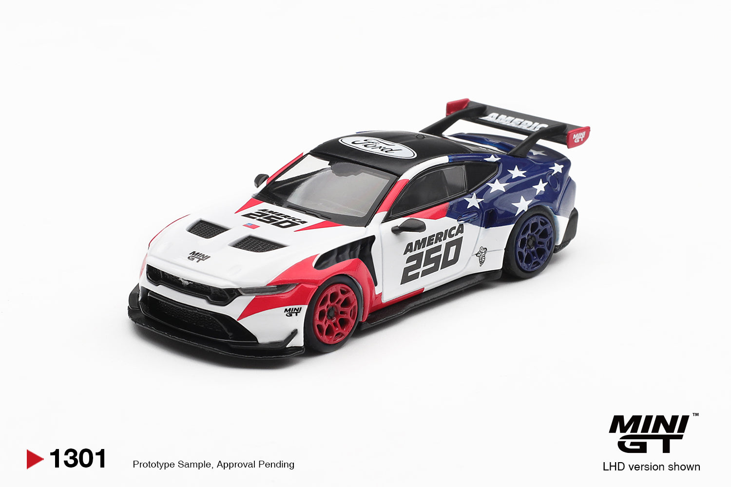 MINI GT Ford Mustang GTD America 250 USA Exclusive Blister