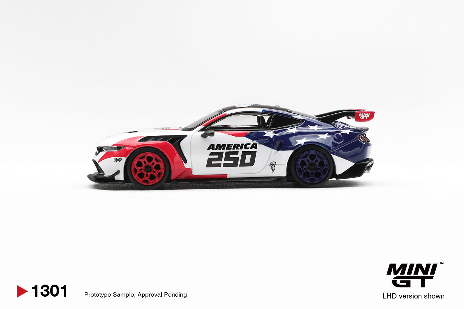 MINI GT Ford Mustang GTD America 250 USA Exclusive Blister