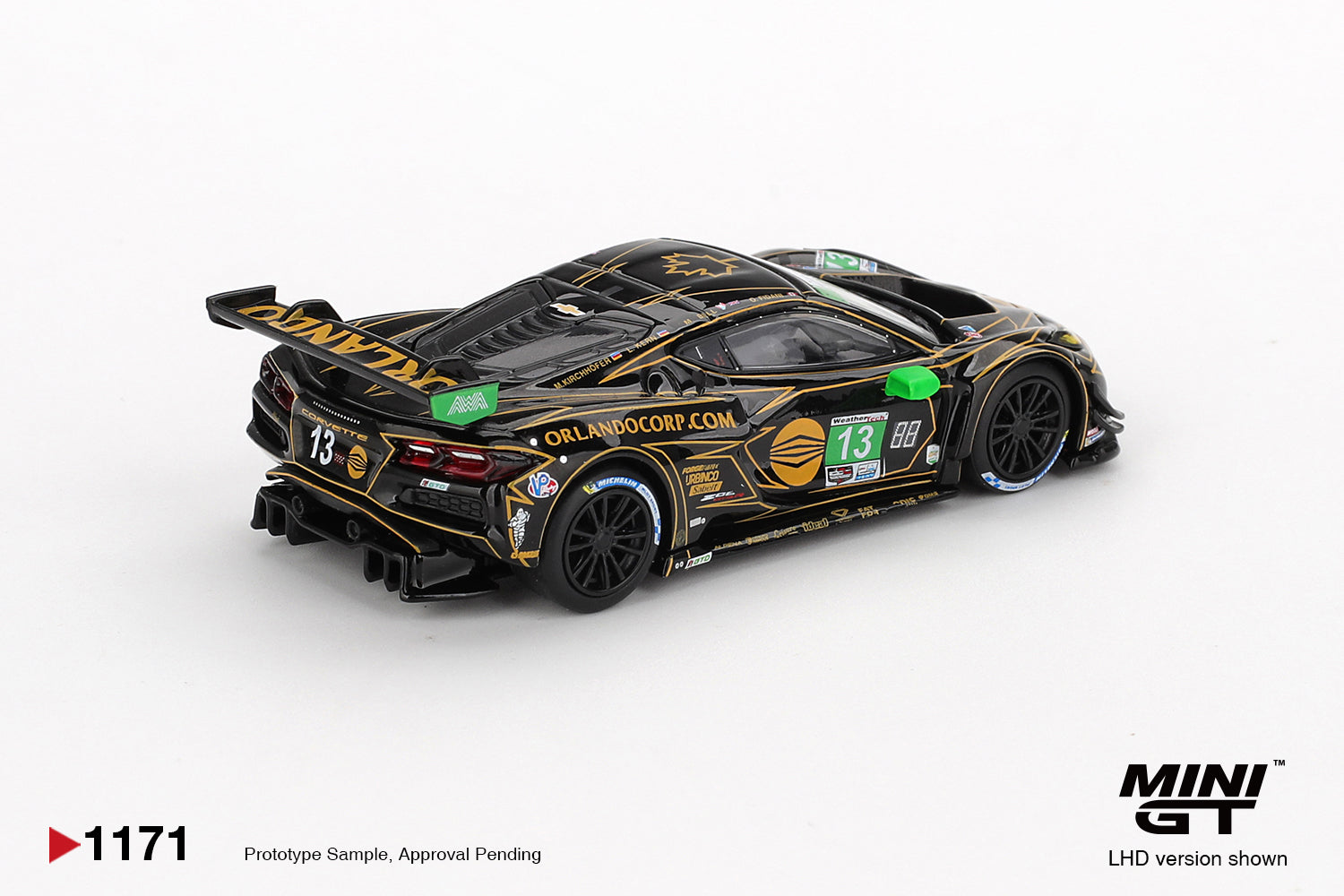 MINI GT Corvette GT3.R #13 IMSA Daytona collector car Cocoland Toys