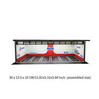 1:64 Scale Racer Diorama Car Garage Model Lighting Car Parking Lot Scene Display Model