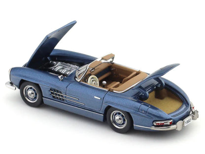 GFCC 1:64 Scale 1960 Mercedes-Benz 300SL Roadster Blue Die Cast Model Car