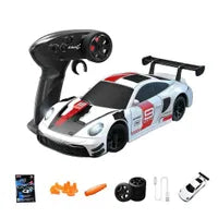 HB Racing Rally R/C1/43 Porsche 24G Full Ratio 4WD High Speed Car ESP Gyroscope APP Drift Racing Model