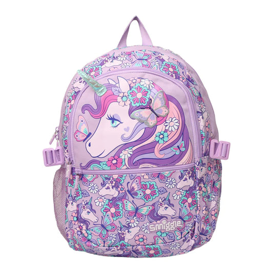 Smiggle - 16 inch Premium 3D purple unicorn Backpack