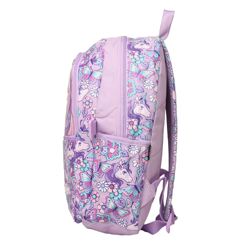 Smiggle - 16 inch Premium 3D purple unicorn Backpack