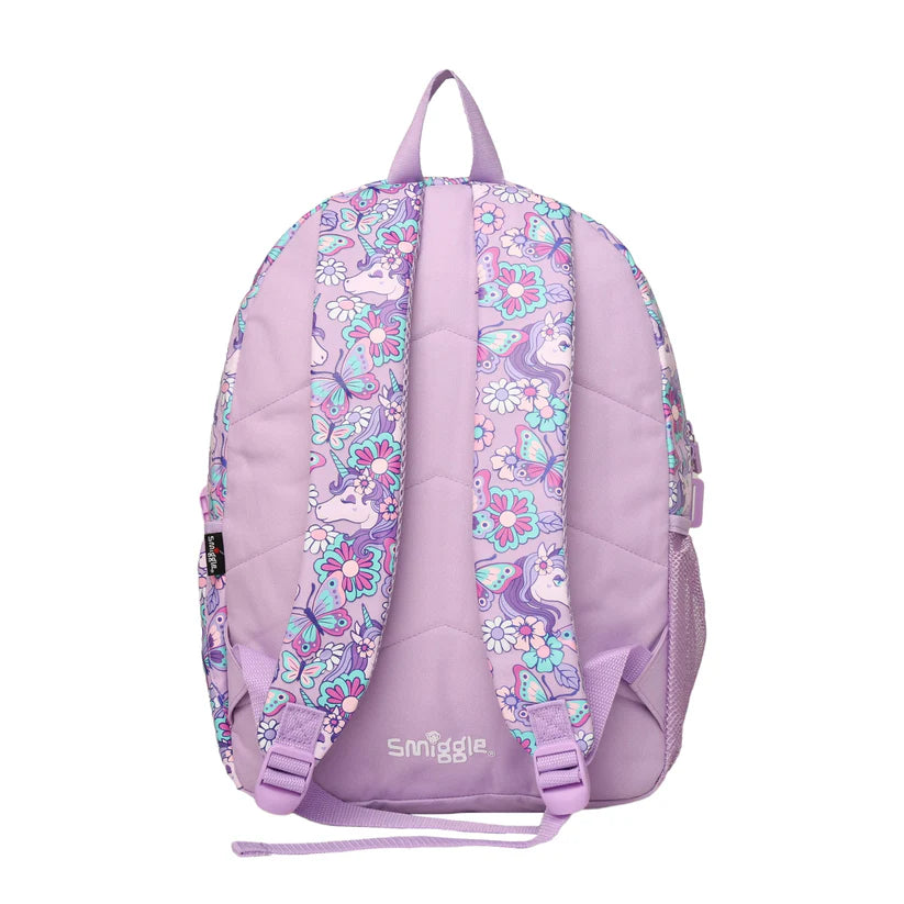 Smiggle - 16 inch Premium 3D purple unicorn Backpack