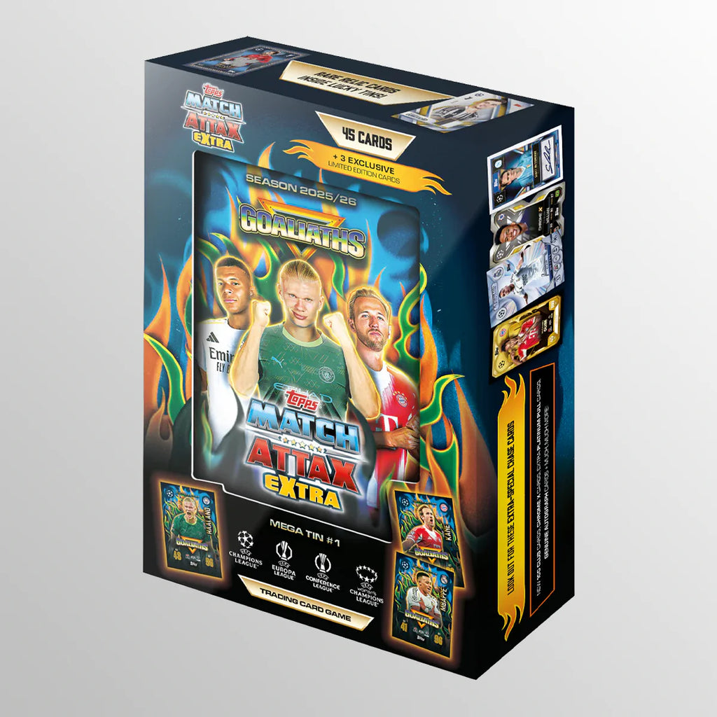 Topps Match Attax Extra 2026 Goliaths Mega Tin Cocoland Toys