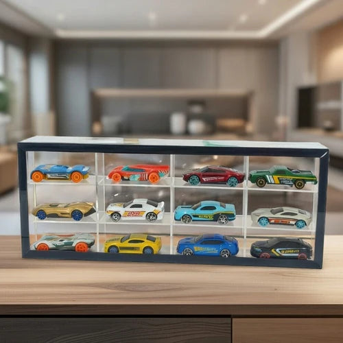 Cocoland Toys 12-car diecast display case front view