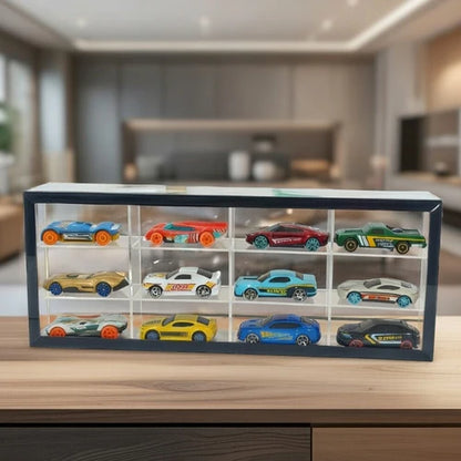 12-Car Diecast Display Case  ( No cars Included )