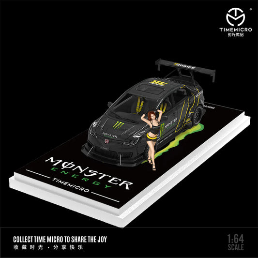 TIMEMICRO Honda Civic FD2 Monster - 1:64 Scale Model ( Limited Edition 467/ 999 )