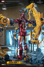 ZD Toys Iron Man 2 (II) - Iron Man Mark 4 (IV) with Suit-Up Gantry Action Collectable Figure