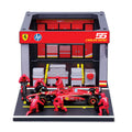 Bburago F1 Ferrari F1 Team SF-24 2024 Pit Pass Diorama Carlos Sainz 1/43 Scale