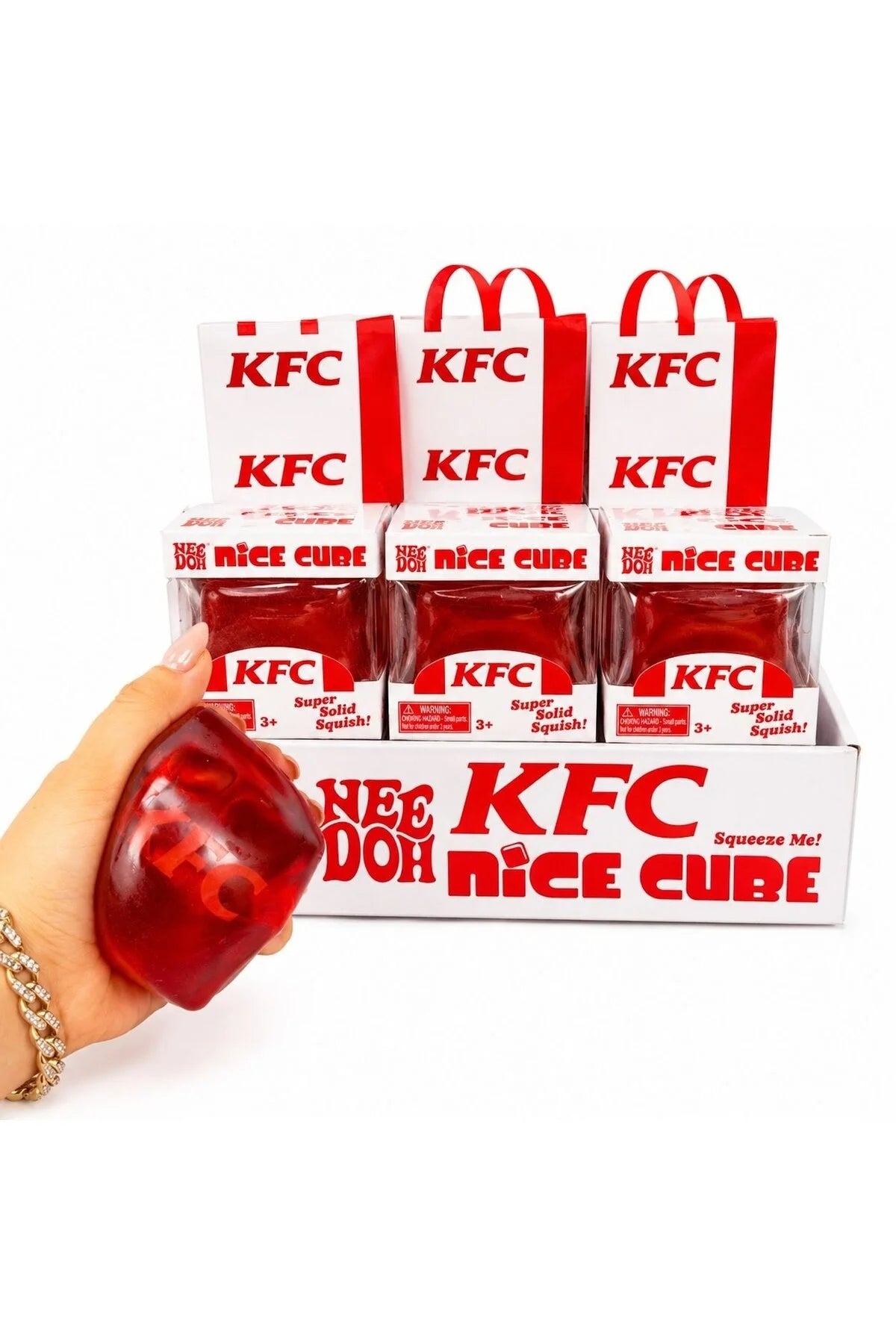 KFC - NeeDoh Nice Cube Squishy Fidget Toy