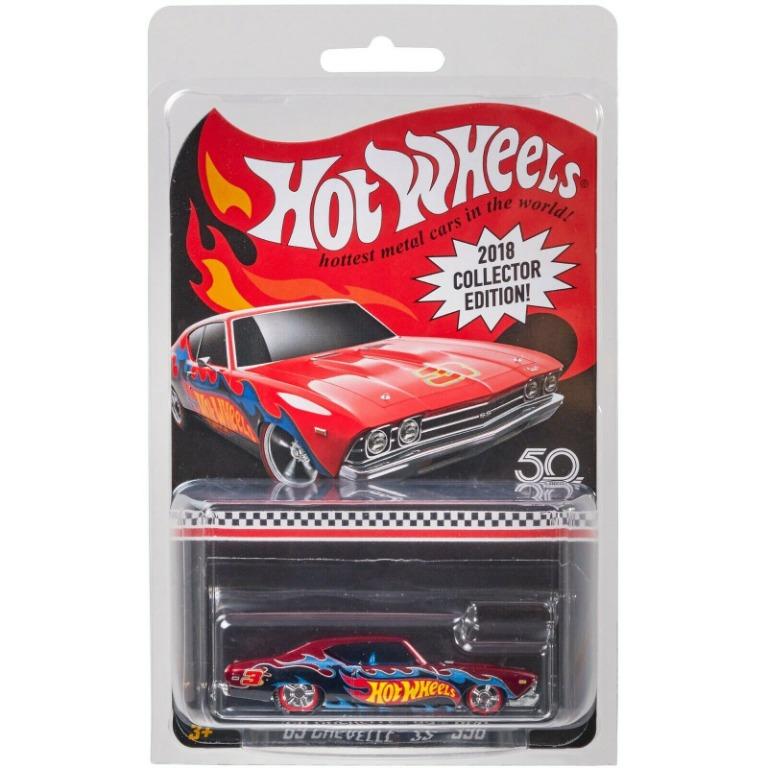 Cocoland Toyz Hot Wheels 2018 Collector Edition Chevelle SS 396 collectible die-cast muscle car with premium packaging