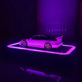 Cocoland Toys LED display base with purple illuminated diecast car