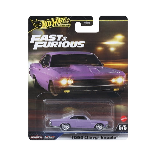 Hot Wheels Premium Fast & Furious 1966 Chevy Impala Collectible Diecast